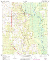 Molino Florida Historical topographic map, 1:24000 scale, 7.5 X 7.5 Minute, Year 1978
