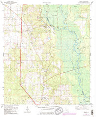 Molino Florida Historical topographic map, 1:24000 scale, 7.5 X 7.5 Minute, Year 1978