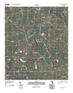 Monticello NE Florida Historical topographic map, 1:24000 scale, 7.5 X 7.5 Minute, Year 2011