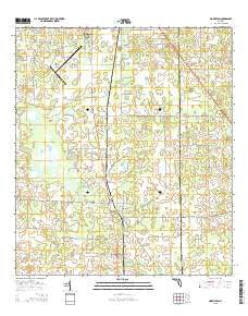 Morriston Florida Current topographic map, 1:24000 scale, 7.5 X 7.5 Minute, Year 2015