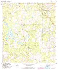 Morriston Florida Historical topographic map, 1:24000 scale, 7.5 X 7.5 Minute, Year 1969