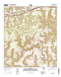 Mossy Head Florida Current topographic map, 1:24000 scale, 7.5 X 7.5 Minute, Year 2015