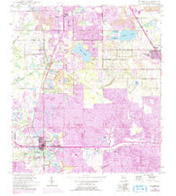 Mulberry Florida Historical topographic map, 1:24000 scale, 7.5 X 7.5 Minute, Year 1949