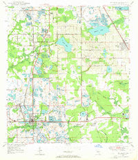 Mulberry Florida Historical topographic map, 1:24000 scale, 7.5 X 7.5 Minute, Year 1949