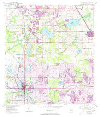 Mulberry Florida Historical topographic map, 1:24000 scale, 7.5 X 7.5 Minute, Year 1949
