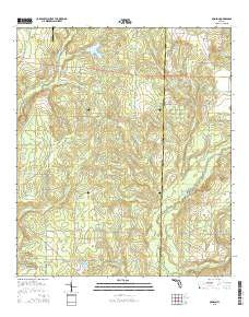 Munson Florida Current topographic map, 1:24000 scale, 7.5 X 7.5 Minute, Year 2015