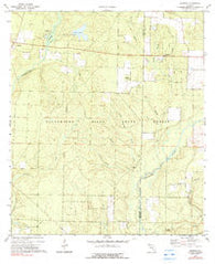 Munson Florida Historical topographic map, 1:24000 scale, 7.5 X 7.5 Minute, Year 1973