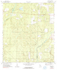 Munson Florida Historical topographic map, 1:24000 scale, 7.5 X 7.5 Minute, Year 1973