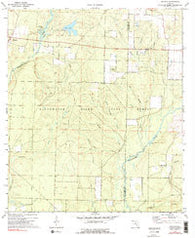 Munson Florida Historical topographic map, 1:24000 scale, 7.5 X 7.5 Minute, Year 1973