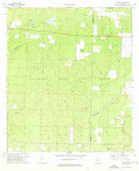 Munson Florida Historical topographic map, 1:24000 scale, 7.5 X 7.5 Minute, Year 1973