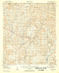 Munson Florida Historical topographic map, 1:62500 scale, 15 X 15 Minute, Year 1950