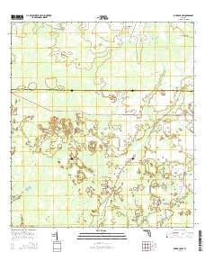 Murdock NW Florida Current topographic map, 1:24000 scale, 7.5 X 7.5 Minute, Year 2015