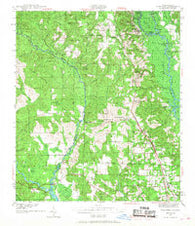 Muscogee Alabama Historical topographic map, 1:62500 scale, 15 X 15 Minute, Year 1941