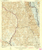 Muscogee Alabama Historical topographic map, 1:62500 scale, 15 X 15 Minute, Year 1943