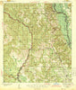 Muscogee Alabama Historical topographic map, 1:62500 scale, 15 X 15 Minute, Year 1943