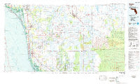Naples Florida Historical topographic map, 1:100000 scale, 30 X 60 Minute, Year 1985