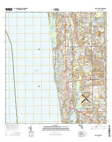 Naples North Florida Current topographic map, 1:24000 scale, 7.5 X 7.5 Minute, Year 2015