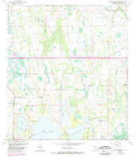 Narcoossee NW Florida Historical topographic map, 1:24000 scale, 7.5 X 7.5 Minute, Year 1953