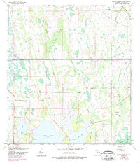 Narcoossee NW Florida Historical topographic map, 1:24000 scale, 7.5 X 7.5 Minute, Year 1953