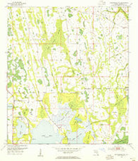 Narcoossee NW Florida Historical topographic map, 1:24000 scale, 7.5 X 7.5 Minute, Year 1953