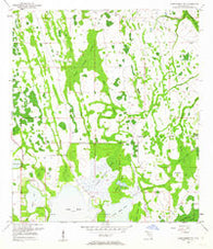 Narcoossee NW Florida Historical topographic map, 1:24000 scale, 7.5 X 7.5 Minute, Year 1953