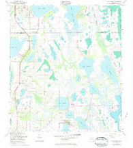Narcoossee Florida Historical topographic map, 1:24000 scale, 7.5 X 7.5 Minute, Year 1953