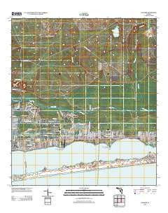 Navarre Florida Historical topographic map, 1:24000 scale, 7.5 X 7.5 Minute, Year 2012