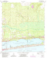 Navarre Florida Historical topographic map, 1:24000 scale, 7.5 X 7.5 Minute, Year 1970