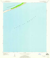 New Inlet Florida Historical topographic map, 1:24000 scale, 7.5 X 7.5 Minute, Year 1950