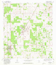 Newberry Florida Historical topographic map, 1:24000 scale, 7.5 X 7.5 Minute, Year 1968