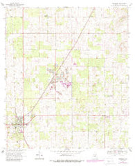 Newberry Florida Historical topographic map, 1:24000 scale, 7.5 X 7.5 Minute, Year 1968