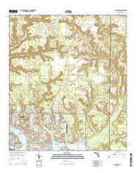 Niceville Florida Current topographic map, 1:24000 scale, 7.5 X 7.5 Minute, Year 2015