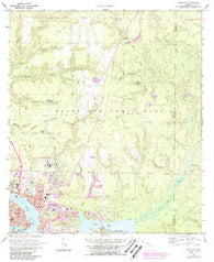 Niceville Florida Historical topographic map, 1:24000 scale, 7.5 X 7.5 Minute, Year 1970