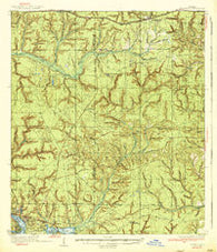 Niceville Florida Historical topographic map, 1:62500 scale, 15 X 15 Minute, Year 1936