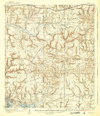 Niceville Florida Historical topographic map, 1:62500 scale, 15 X 15 Minute, Year 1936