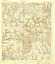Niceville Florida Historical topographic map, 1:62500 scale, 15 X 15 Minute, Year 1936