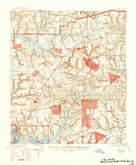Niceville Florida Historical topographic map, 1:62500 scale, 15 X 15 Minute, Year 1936