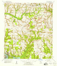 Niceville Florida Historical topographic map, 1:62500 scale, 15 X 15 Minute, Year 1956