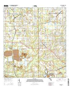 Nichols Florida Current topographic map, 1:24000 scale, 7.5 X 7.5 Minute, Year 2015