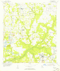 Nichols Florida Historical topographic map, 1:24000 scale, 7.5 X 7.5 Minute, Year 1955
