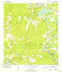 Nobleton Florida Historical topographic map, 1:24000 scale, 7.5 X 7.5 Minute, Year 1954
