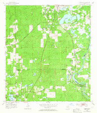 Nobleton Florida Historical topographic map, 1:24000 scale, 7.5 X 7.5 Minute, Year 1954