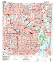 North Miami Florida Historical topographic map, 1:24000 scale, 7.5 X 7.5 Minute, Year 1994