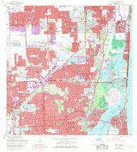 North Miami Florida Historical topographic map, 1:24000 scale, 7.5 X 7.5 Minute, Year 1962