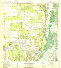 North Miami Florida Historical topographic map, 1:24000 scale, 7.5 X 7.5 Minute, Year 1950