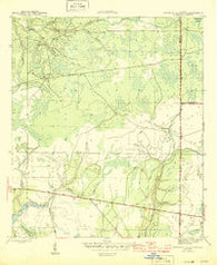 North Of Allanton Florida Historical topographic map, 1:31680 scale, 7.5 X 7.5 Minute, Year 1945