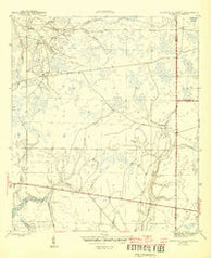North Of Allanton Florida Historical topographic map, 1:31680 scale, 7.5 X 7.5 Minute, Year 1945