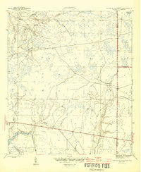 North Of Allanton Florida Historical topographic map, 1:31680 scale, 7.5 X 7.5 Minute, Year 1945