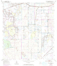 North Of Bluefield Florida Historical topographic map, 1:24000 scale, 7.5 X 7.5 Minute, Year 1953
