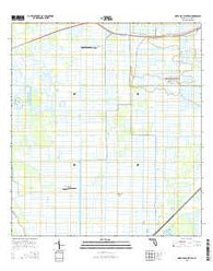 North of Bluefield Florida Current topographic map, 1:24000 scale, 7.5 X 7.5 Minute, Year 2015